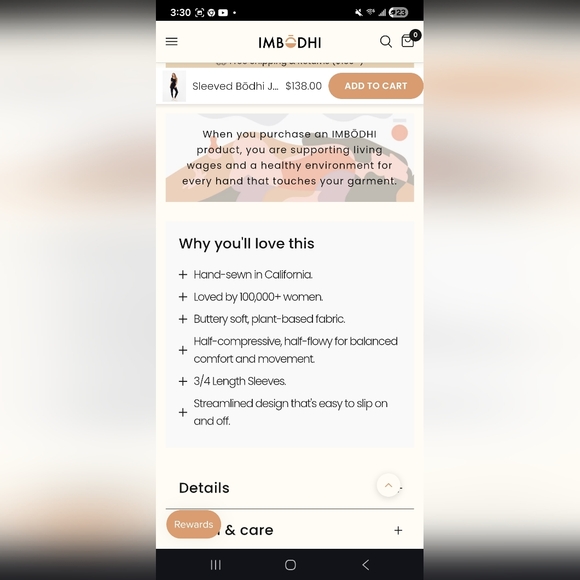 Imbodhi Sleeves Bodhi Jumper Women's M Black Jumpsuit - Picture 3 of 8